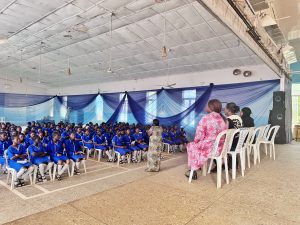 Building Bridges pre-AGM talk with SS2&3 students of St Louis College Jos